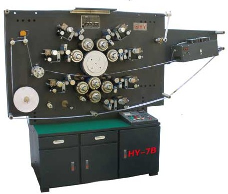 HY-7B高速轮转布质商标印刷机